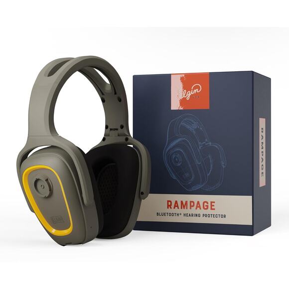Rampage Bluetooth Hearing Protection Headphones, OSHA Compliant, 40 Hour Battery - Picture 1 of 4